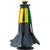 Joseph Joseph Elevate, Set di utensili da cucina con supporto rotante, Porta Utensili 6 Pezzi, Multicolore