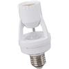 Fafeicy Portalampada E27 con Sensore di Movimento Automatico Adattatore per Lampadina 100-240V ABS Ideale Garage Cantina