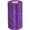PATIKIL Rotoli di Tulle, 6 Pollici x 50 Iarde Rotolo di Tessuto Tulle Nastro Rete Brillantini per DIY Gonna Tutù Fai-Da-Te Decorazioni Matrimonio Feste, Viola Scuro
