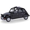 Herpa Citroën 2 CV con coda, modellino in scala 1:87 | Modellino di veicolo fedele all'originale per collezionisti, in plastica nera, Made in Germany, dai 14 anni