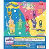 BANDAI Teletubbies Fluffy Color Clip Mascotte Set di 5 clip per mascotte Gash...