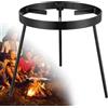 Wefaith Treppiede da campeggio per cucinare, attrezzatura da cucina per falò, supporto per braciere da esterno, portatile, in ghisa, treppiedi da campeggio, per forno olandese, griglia, lodge e braciere