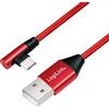 LogiLink CU0146 Cavo USB 2.0 1 M, Da USB A a USB C, Rosso