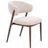 Andrea Bizzotto Sedia da Interni Cassandra Noce e Beige