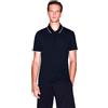 Armani Exchange Essential, Striped Collar Loged Button Cover Band Polo Uomo