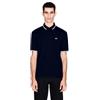Armani Exchange Essential, Double Striped Sleeve And Collar Side Monogram Logo Polo Uomo