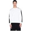 Armani Exchange Essential, Striped, Long Sleeve, Round Collar Maglia di Tuta Uomo (Pacco da 1)