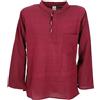 GURU SHOP GURU-SHOP Camicia Nepal Fisher Goa Hippie, Dicotone, Camicie da Uomo
