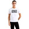 Armani Exchange Rectangular Box Armani Exchange Logo T-Shirt Uomo (Pacco da 1)