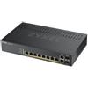 ZyXEL GS1920-8HPV2 - Gestito - Gigabit Ethernet (10/100/1000) - Supporto Power over Ethernet (PoE) - Montabile a parete - GS1920-8HPV2-EU0101F