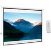 Easycomfort Schermo per Proiettore 120 Pollici Formato 4:3 Regolabile con Telecomando, Schermo di Proiezione Motorizzato Compatto, 244x183 cm, Bianco