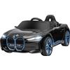 Easycomfort Macchina Elettrica per Bambini 3-6 Anni con Licenza BMW con Telecomando, Clacson e Fari, 115x67x45 cm, Nera