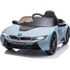 Easycomfort Macchinina Elettrica per Bambini BMW I8 Coupé 6V 3-8 anni con 2.4G Telecomando, Doppie Porte, Luci e Musica, Blu
