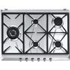 Smeg Piano Cottura A Gas Smeg Contemporanea 5 Fuochi Srv575Gh5 (L68,5xP50) Inox