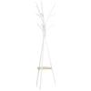 Easycomfort Appendiabiti da Terra Verticale Moderno per Ingresso, 45x45x180cm, Bianco