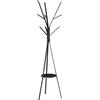Easycomfort Appendiabiti da Terra Verticale Moderno per Ingresso, 45x45x180cm, Nero