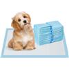 EasyComfort Set 100 Tappetini Igienici per Cani a 6 Strati in Tessuto non Tessuto, Carta e PE, 45x30 cm, Blu e Bianco