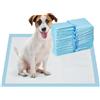 EasyComfort Set 100 Tappetini Igienici per Cani a 6 Strati in Tessuto non Tessuto, Carta e PE, 45x60 cm, Blu e Bianco
