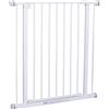 Easycomfort Cancelletto di Sicurezza per Animali Allargabile Facile Installazione con Supporti a Pressione Acciaio Resistente con una Finitura Verniciata a Polvere Bianco 76x76-82cm