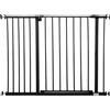 EasyComfort Cancelletto per Cani Estensibile con Viti e Ampia Apertura, in Metallo e Plastica, 76-107x76 cm, Nero