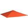 Easycomfort Tetto di Ricambio 3x3m Telo Sostitutivo per Gazebo da Giardino in Poliestere con Foro di Ventilazione Arancione