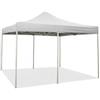 Divina Garden Gazebo richiudibile pieghevole 3 X 6 Bianco ricoperto in PVC impermeabile