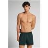Intimissimi Boxer Uomo In Ampio In Cotone Mercerizzato Filo Premium Verde