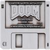 Fanattik DOOM Floppy Disk Limited Edition Pin Badge, 45 x 45mm, Metall Gummi