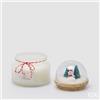 EDG Enzo De Gasperi Candela Natalizia Cupola Profumata White Musk H12,5 cm - Decorazione di Natale
