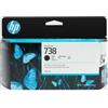 Hp originale - Cartuccia Ink DesignJet 738 - Nero - 498N4A - 130ml (unità vendita 1 pz.)