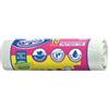 LOGEX PROFESSIONAL Sacchi per immondizia - 70x110 cm - 120 L - 16 micron - bianco - Logex Professional - rotolo da 10 sacchetti (unità vendita 1 pz.)