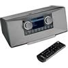 MEDION® MEDION P85333 Radio Internet con DAB+ (WLAN, FM, Spotify Connect, Amazon Music, DLNA, USB, jack per cuffie, AUX, uscita di linea stereo, sleep timer) grigio
