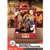 Beast Kingdom Toys Serie Toy Story Giradischi PVC Figur Woody's Record Player 13 cm
