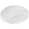 Argon Tableware 1x Bianco 30cm Tagliere Rotondo In Marmo - Antiscivolo Cucina Formaggio Pane Carne Taglio Servendo Controsoffitto Schede Protettive - Di Argon Tableware