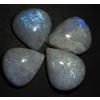 Arcobaleno Fuoco Naturale Luna 106.20 KT 4 Pezzi Originale Certificato Gemma Lot
