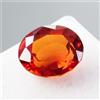 Certificato 10.70 CT Ovale Bella Qualità Gemma Non Scaldato Arancione Spinello _