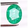 Chirag Gems Naturale 5.25 CT Ovale Taglio Verde Smeraldo Certificato Raro Loose Gemma + Free