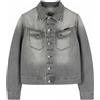 NUDIE JEANS Giacca Uomo Conny S Polo Cotone Grigio Buttoned