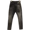 NUDIE JEANS Pipe Led Jeans Uomo Slim Grigio Marble Logo Effetto W28 L30
