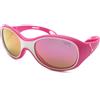 Cébé Cebe S'Kimo per Bambini Sole 1-2 Anni Rosa Bianco/Rosa Lenti a Specchio CBS115