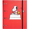 Grupo Erik Snoopy Raccoglitore ad Anelli A4 | Raccoglitore a 4 Anelli | Cancelleria, Copertina Rigida, Cartone, Snoopy Gadget, Formato A4, Snoopy Peanuts