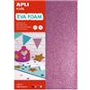 Apli Kids 13171 - Custodia 4 fogli in schiuma di gomma, colori assortiti.