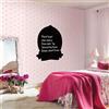 Ambiance Sticker Ardesia - Adesivo da parete con motivo a razzo, dimensioni: 130 x 90 cm