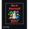 Teneues Black Do- Yourself Art & Image Calendario Poster Spiralato Nero