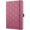 SIGEL J5357 Jolie Agenda settimanale 2025, motivo Mystic Mauve, 13,5 x 20,3 cm, copertina rigida, 174 pagine, rosa