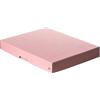 FALKEN Scatola originale PureBox Pastel, Made in Germany, altezza 40 mm, DIN A4, rosa, scatola portaoggetti con coperchio in cartone robusto, scatola regalo vegana, scatola per il trasporto, scatola