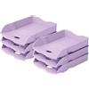 HAN 6x vaschetta portacorrispondenza RE-LOOP verde pastello A4/C4 100% | Prodotto in Germania, formato A4/C4, plastica riciclata, 255x348x65 mm, vassoio portadocumenti, vassoio per archiviazione