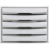 Exacompta 222040D Cassettiere, Grigio Chiaro, 38.7 x 28.4 x 21.8
