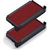 Trodat Cartucce di ricambio 6/4912 per Printy 4912, 4912 Typo, 4952 e 496201-04 - Rosso, Blister 2 Pezzi