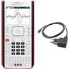 TEXAS INSTRUMENTS Calcolatrice grafica TI-Nspire CX II-T - 5808840 & NETZTEIL, Alimentatore di rete/caricatore TI-Nspire, Nero